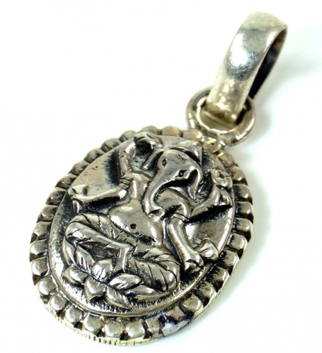 Silver Pendant Ganesha Talisman - 8 - 2x1,5 cm