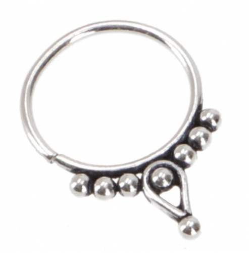 Creole, Septum Ring, Nasenring, Nasenpiercing, Mini Ohrring, Ohrpiercing - Model 10 Ø1,2 cm