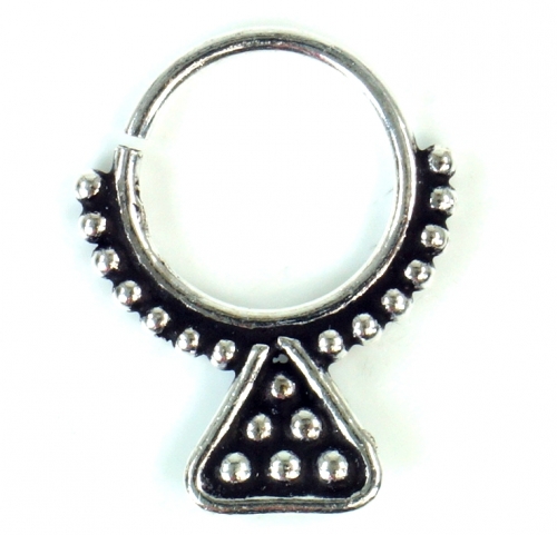 Creole, Septum Ring, Nasenring, Nasenpiercing, Mini Ohrring, Ohrpiercing - Model - 5 Ø1,2 cm