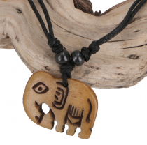 Ethno Amulet, Tibet Halskette, Tibetschmuck - Elefant