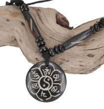 Ethno Amulet, Tibet Halskette, Tibetschmuck - Lotus Mandala