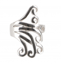 Silver Ring, Boho Style Ethno Ring - Model 7