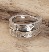 Silver Ring, Boho Style Ethno Ring - Model 28