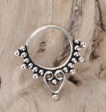 Creole, Septum Ring, Nose Ring, Nose Piercing, Mini Earring, Ear ..