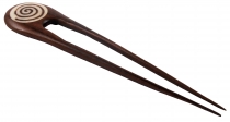 wooden hair clip, hairpin no. 20