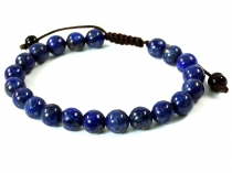 Mala Buddha bracelet lapis lazuli, hand mala - model 8