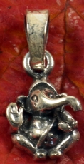 Silver Pendant Tribal, Talisman Pendant Ganesha - Model 4