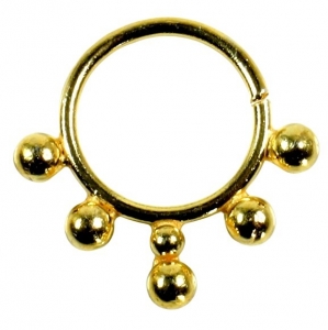 Creole, Septum Ring, Nasenring, Nasenpiercing, Mini Ohrring, Ohrpiercing - Model 17 Ø1,2 cm